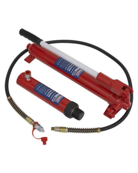 SuperSnap Push Ram with Pump & Hose Assembly - 10 Tonne