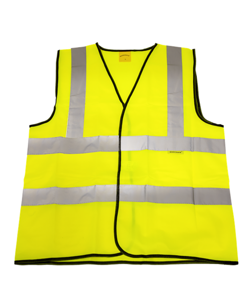 Hi-Vis Waistcoat (Site and Road Use) Yellow - Medium