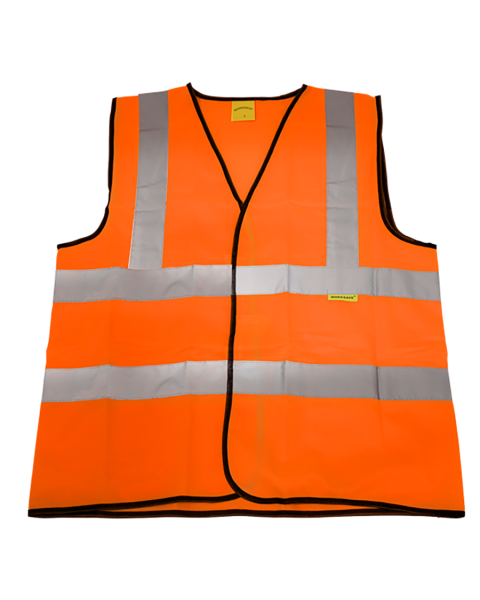 Hi-Vis Orange Waistcoat (Site and Road Use) - Medium
