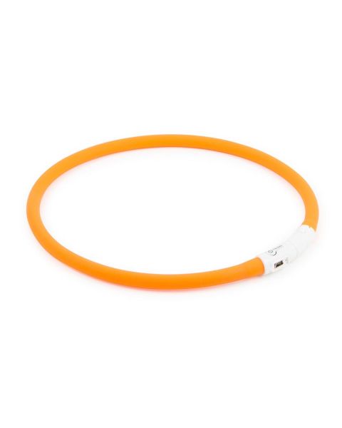 Ancol Rechargeable Flashing Band Orange